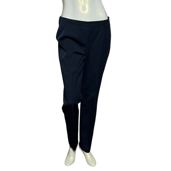 Talbots Curvy Fit Navy Blue Dress Pants Trousers Career Work Size 6 Jordan - Picture 1 of 16